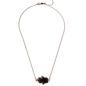 Rose Gold Hamsa Necklace by Roxy Sowlaty